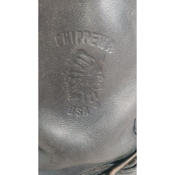 Chippewa Engineer Boots Black Steel Toe Vibram Frye Men’s 6D Women’s 8 Vintage - Picture 4 of 16